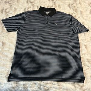 Striped Callaway golf polo